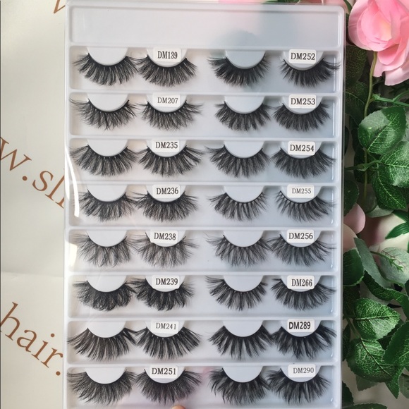 Other - New 3D Mink Lashes Long Natural Thick 16 Pairs